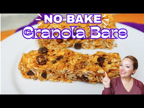 5 Ingredient NO BAKE Granola Bars | Your New Favorite Snack!
