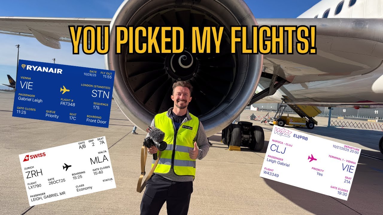 You picked my flights (crazy Europe challenge)