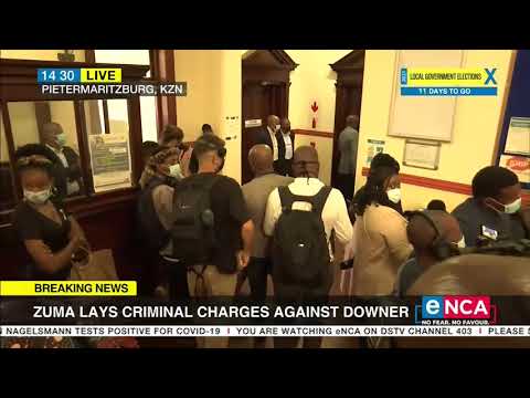 Zuma corruption trial Zuma laying criminal charges