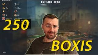 I Opened 250 Emerald Chests | World of Tanks