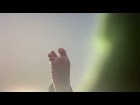 I step on the camera with my stinky foot