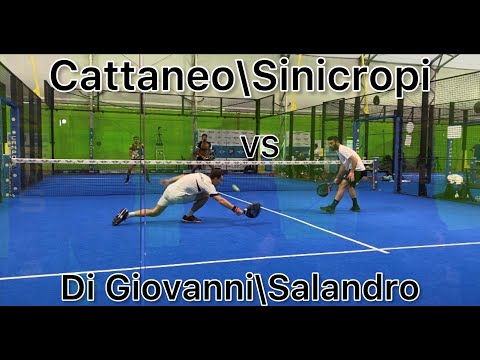 Cattaneo\Sinicropi VS Di Giovanni\Salandro 6-4 7-6 - Semifinale Master Circuito Slam 2022