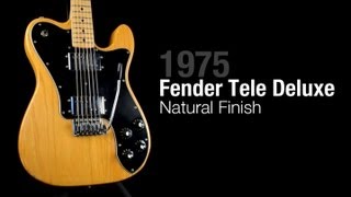 Video thumbnail for 1975 Fender Telecaster Deluxe Natural Finish | CME Vintage Demo by Chicago Music Exchange