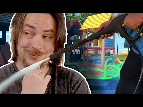 Get your dad. We need to kiss him. | Power Wash Simulator PART 2