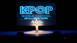 2014 NY Kpop Festival - Cindy Vo | "If I Were You" & "Expectation"
