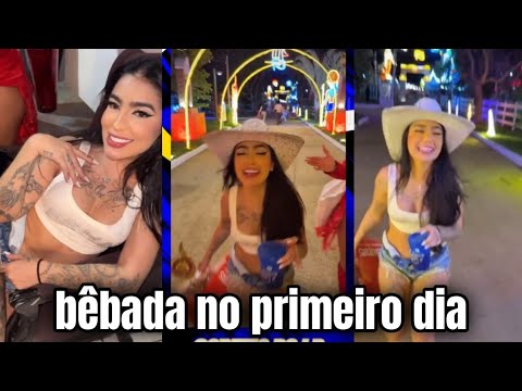 MC Mirella fica bêbada no primeiro dia no rancho do Carlinhos Maia