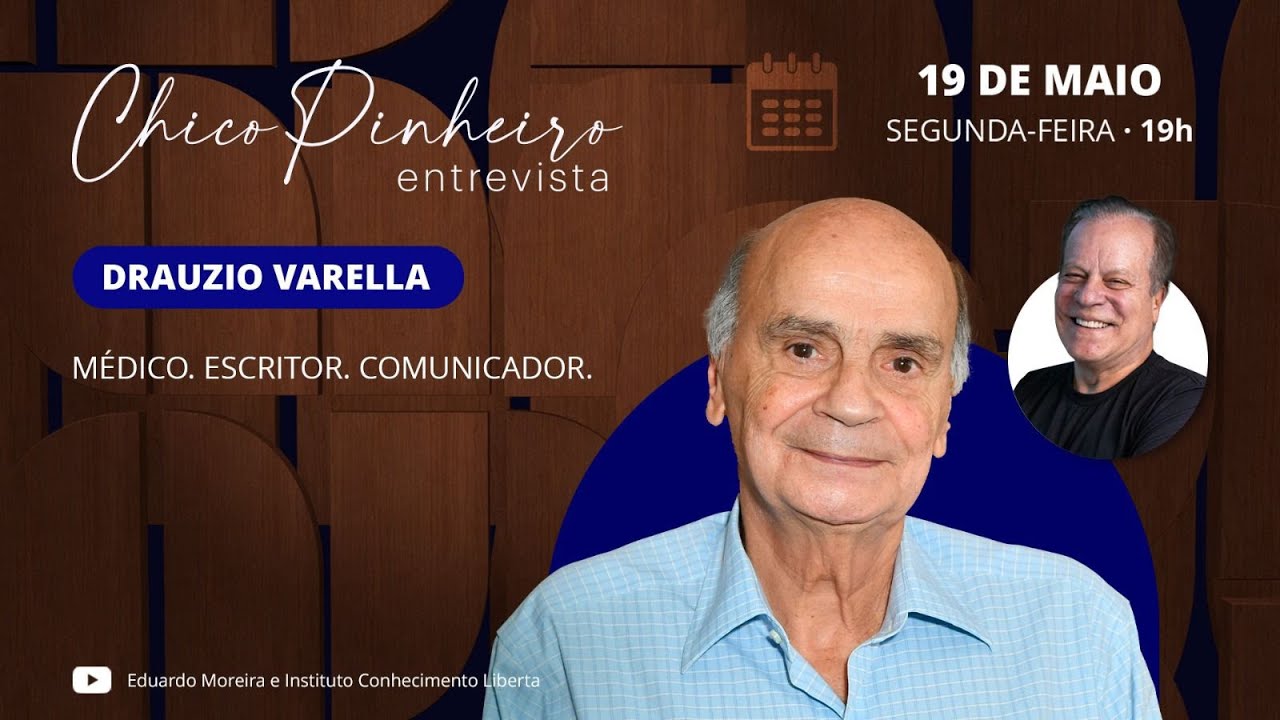 CHICO PINHEIRO ENTREVISTA - 19/05/25 - DRAUZIO VARELLA (VERSÃO ESTENDIDA)