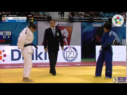 Judo 2014 Grand Prix Ulaanbaatar: Tarangul (GER) - Ok Ri (PRK) [-52kg]