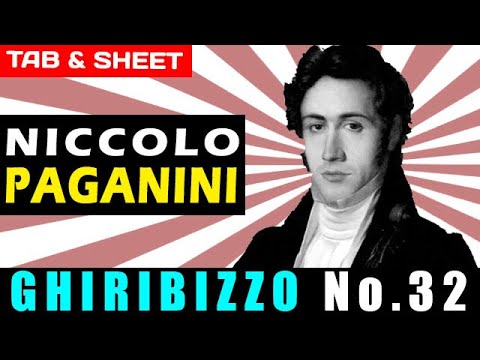 Ghiribizzo No 32 by Niccolo Paganini | Detailed Guitar Tab, Sheet Music, & MIDI Tutorial