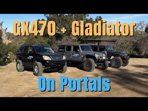 First Day Offroad with our GX470 and Gladiator