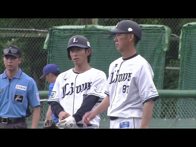 【ファーム】三遊間を破った!! ライオンズ・佐藤太陽 2点タイムリーヒットを放つ!! 2025年5月18日 埼玉西武ライオンズ 対 横浜DeNAベイスターズ