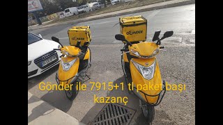 gönder ile 7915+1tl paket başı