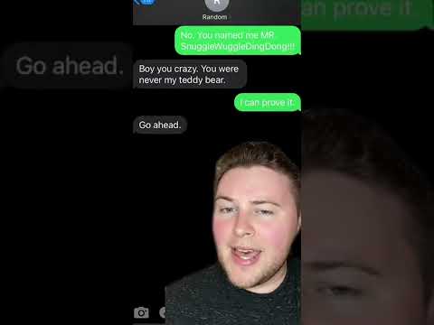 TALKING TEDDY BEAR!!!🧸😱 *Texting Random Numbers!* #comedy #prank #shorts