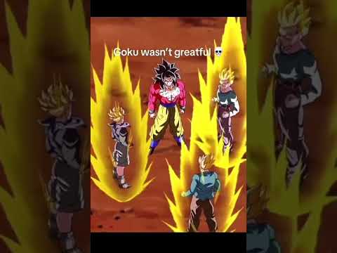 Goku wasn't greatful #parati #goku #trunks #pan #dbgt #ssj4 #memes #dragonball #fyp