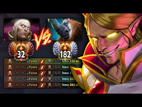 HOW TO OWN MAGNUS MID??  MASTER TIER INVOKER RANK 32 YOWE AMAZING GAMEPLAY 0 DEATH | Dota 2 Invoker