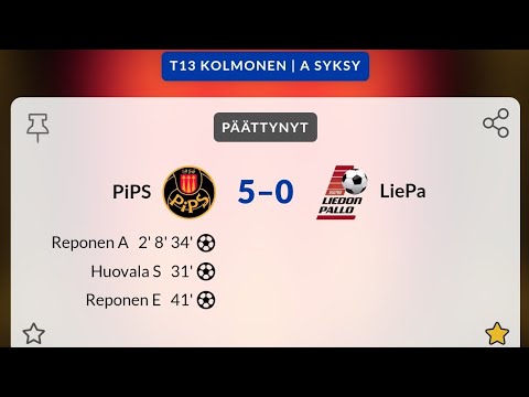 PiPS - LiePa ( T13 Kolmonen, 10.9.2022)