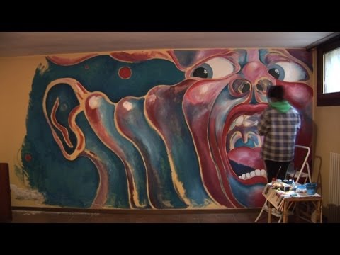 Wall Painting King Crimson Murales In 120 Seconds