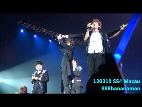 [fancam] 120310 Super Junior SS4 in Macau 『 Miracle 』 Forcus Sungmin