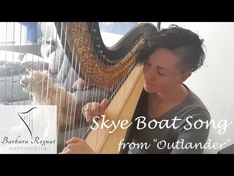 Skye Boat Song (Outlander) - harp cover - Barbara Regnat - Harfe