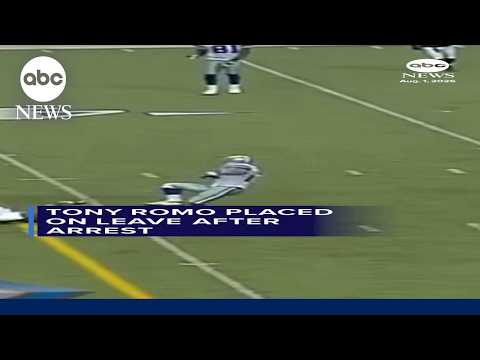 Tony Romo placed on leave after arrest