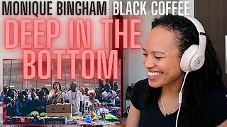 She Better PREACH! 🙌🏽| Monique Bingham, Black Coffee - Deep In The Bottom (of Africa) [REACTION!]