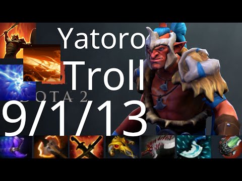 Yatoro Troll Warlord vs Sven, QOP, Tidehunter - CREEP vs TSpirit g1 ESL1 dota2