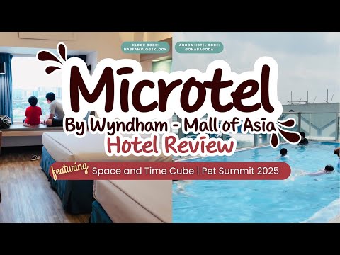 MICROTEL BY WYNDHAM MALL OF ASIA | Hotel Room Tour & Breakfast Review | NABFAMVLOGS | ENG SUB