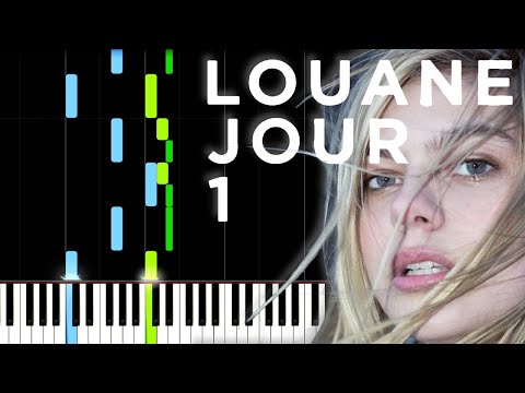 Jour 1 - Louane - Tuto de piano de type Synthesia