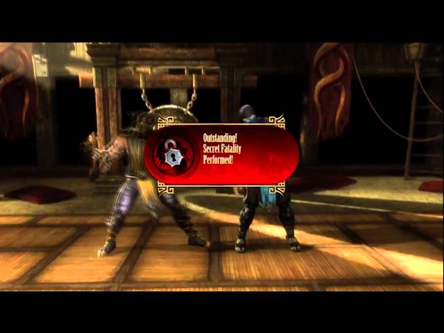 Scorpion Fatality to All Bosses - Mortal Kombat Shaolin Monks