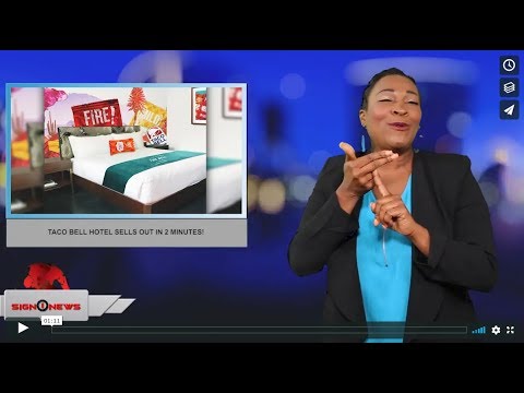 Taco Bell hotel sells out in 2 minutes! (ASL - 6.28.19)