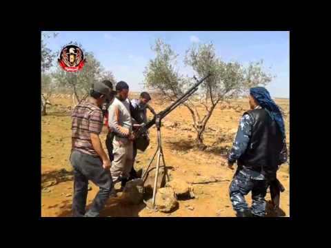 الرباط للتصدي لطيران الحربي في ريف درعا الشرقي من قبل كتيبة خيالة الزيدي