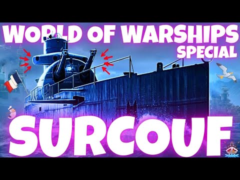Surcouf – Bester Torp "Zerstörer" als U-Boot?!  ⚓ | Special | World of Warships 🚢 Uboot