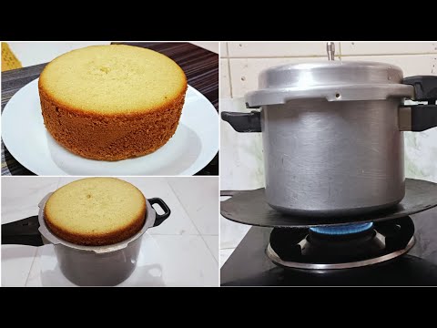 Sponge Cake | Bakery Style Cake In Pressure Cooker | Sponge cake in pressure cooker | Sponge Cake...