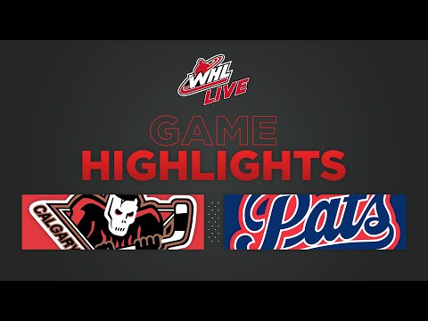 WHL Highlights: Hitmen (2) at Pats (6) - January 8, 2023
