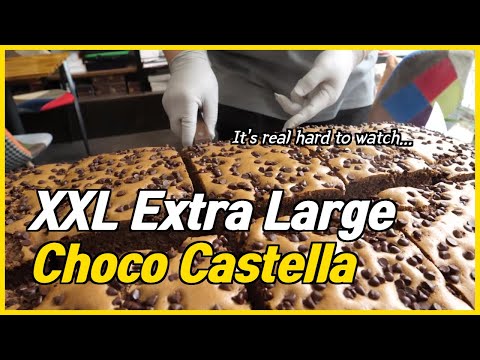 XXL Extra Large Korean Chocolate Castella Cake - Wait for the ziggle