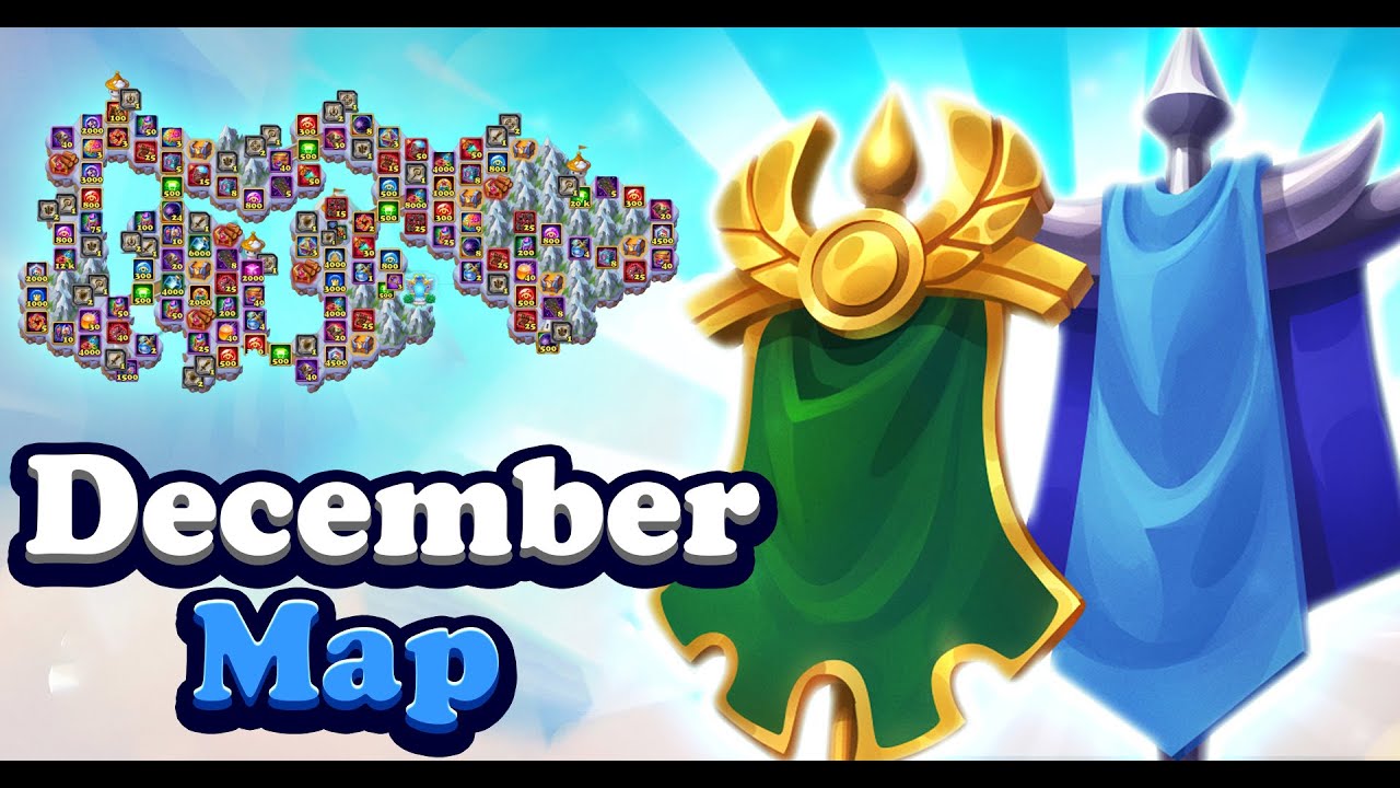 Hero Wars Mysterious Island December Map: Best Routes