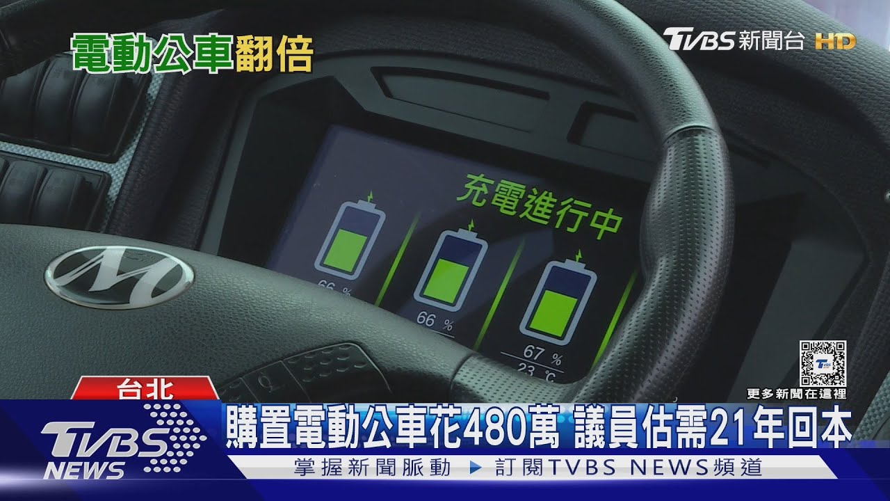 6年內產1萬輛電動公車可行嗎? 業者仍有成本考量