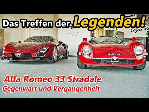 Alfa Romeo 33 Stradale: Gegenwart trifft Vergangenheit - zwei Autos, ein Charakter! | Garagengold
