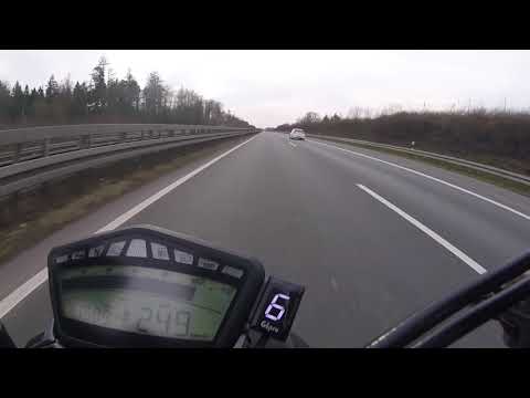 Ducati Streetfighter 848 Topspeed Run