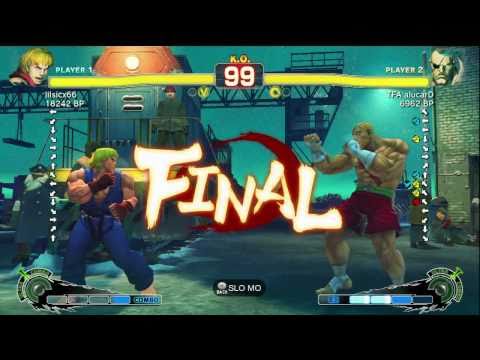 lilsicx66 [Ken] vs TFA alucarD [Sagat] SSF4 Ranked Matches - Xbox Live - TRUE-HD