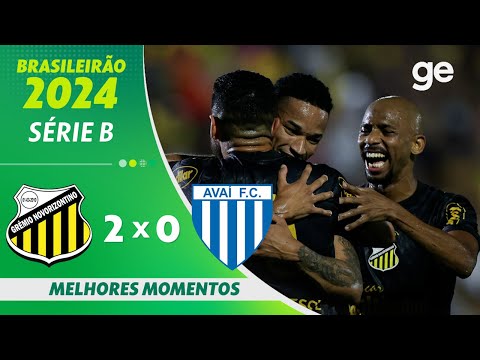 Gols e lances de Novorizontino x Avaí