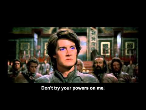 The most epic moment in the movie Dune "look into that place you dare not look"