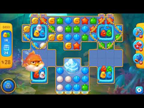 Fishdom  Level 5851 - 5865 🐡