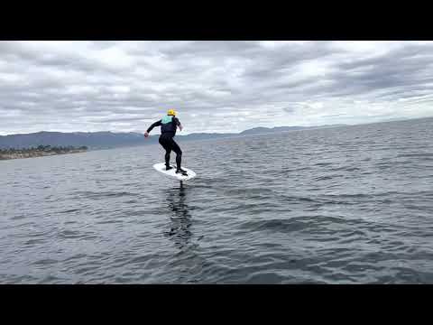 Downwind foiling without wind