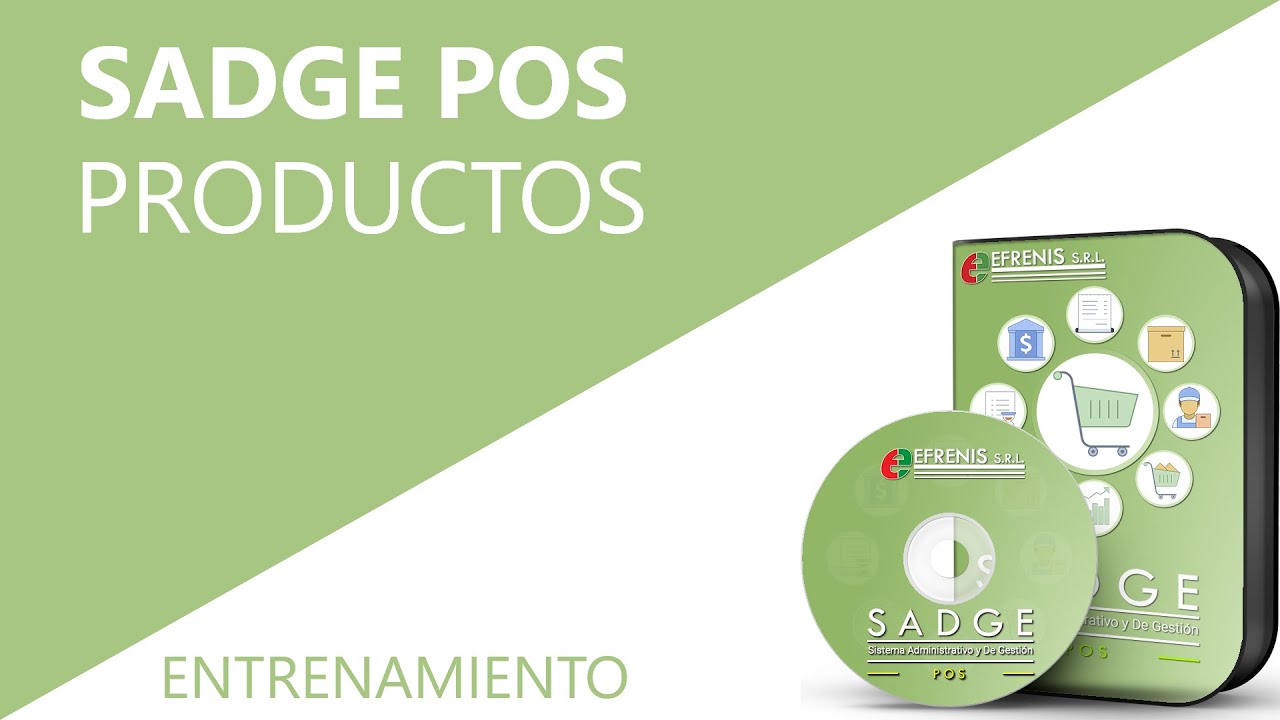 SADGE POS - MODULO DE PRODUCTOS