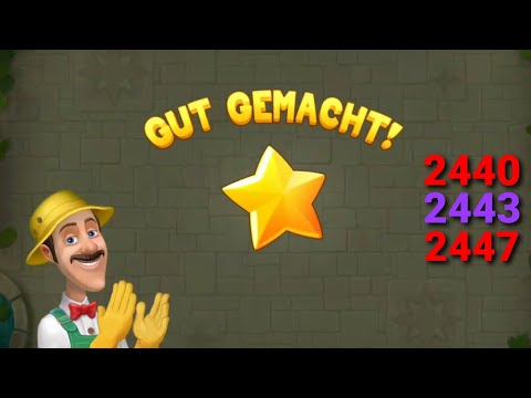 Gardenscapes   Level 2440 & 2443 & 2447