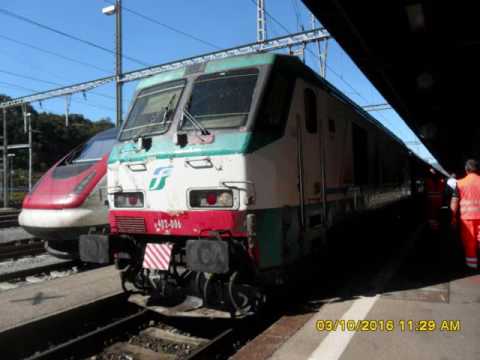 E402A006 SUL ORIENT EXPRES DA PRAGA A VEENEZIA SANTA LUCIA IN PARTENZA DA CHIASSO
