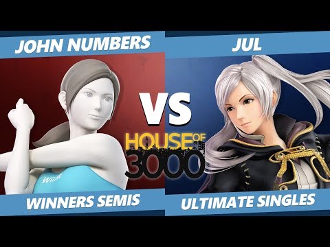 Smash Ultimate Tournament - John Numbers (Wii Fit) Vs. Jul (Robin) SSBU Xeno 191 Winners Semis
