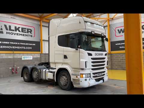 New In Stocklist For Sale: SCANIA R480 TOPLINE 6X2 TRACTOR UNIT – 2012 – SK62 HHL