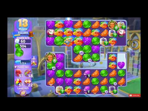 Wonka's World of Candy Level 815 NO BOOSTERS - A S GAMING ✔